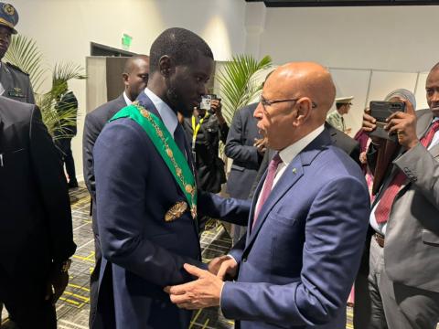 رئيس الجمهورية يحضر مراسم تنصيب الرئيس السنغالي باسيرو ديوماي فاي